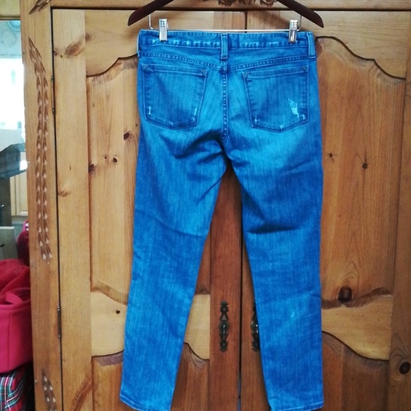 J Crew toothpick jeans.  Mid rise. - Picture 4 of 4